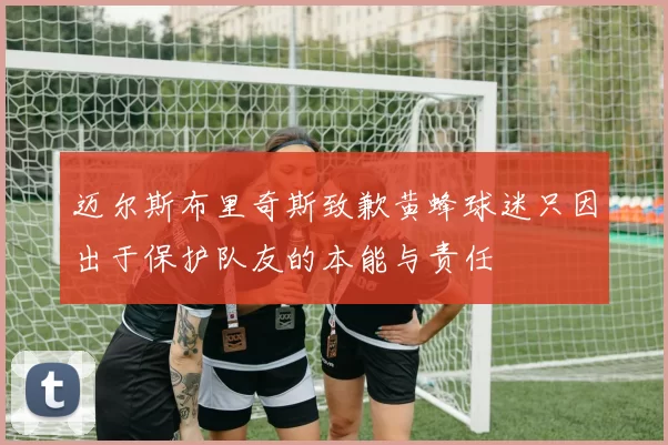 迈尔斯布里奇斯致歉黄蜂球迷只因出于保护队友的本能与责任